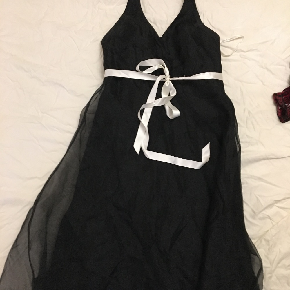 Black Tulle Maxi Dress